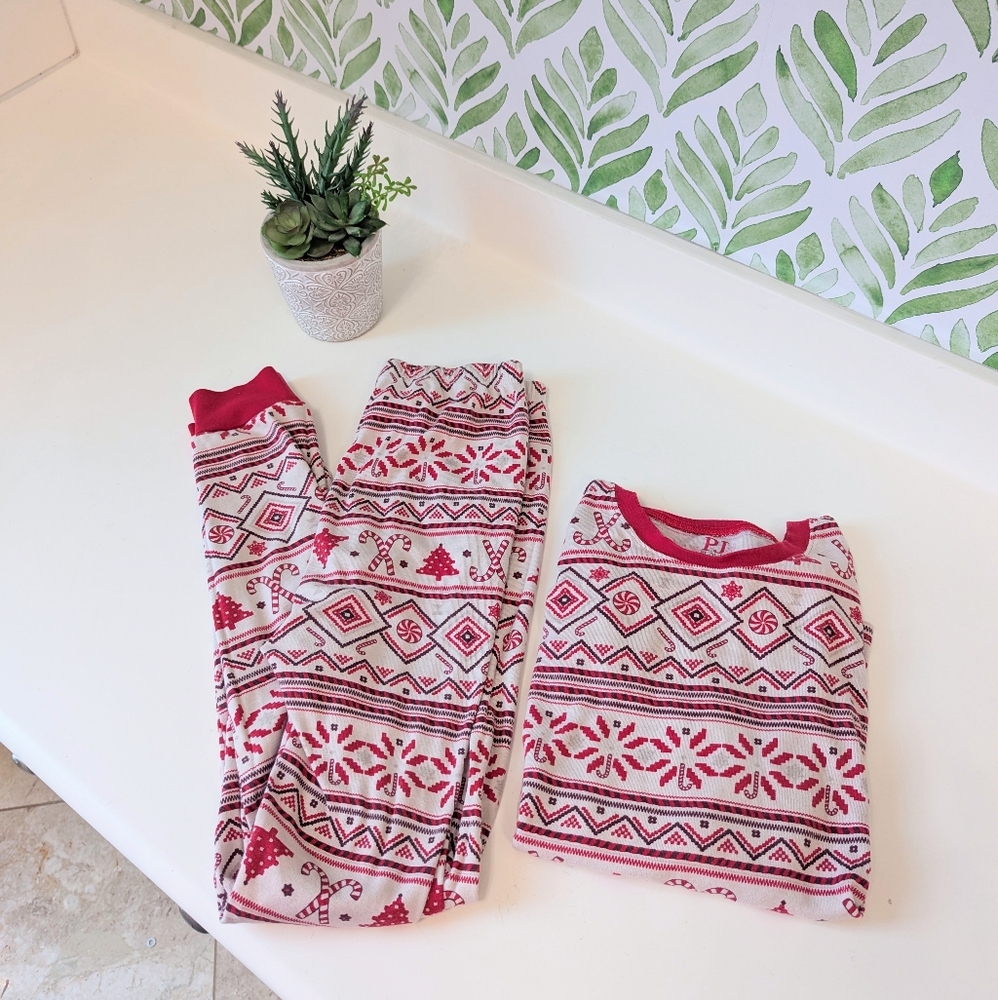 Unisex Pajamas Christmas Place 16 Kids Slim Fit Family Matching Set